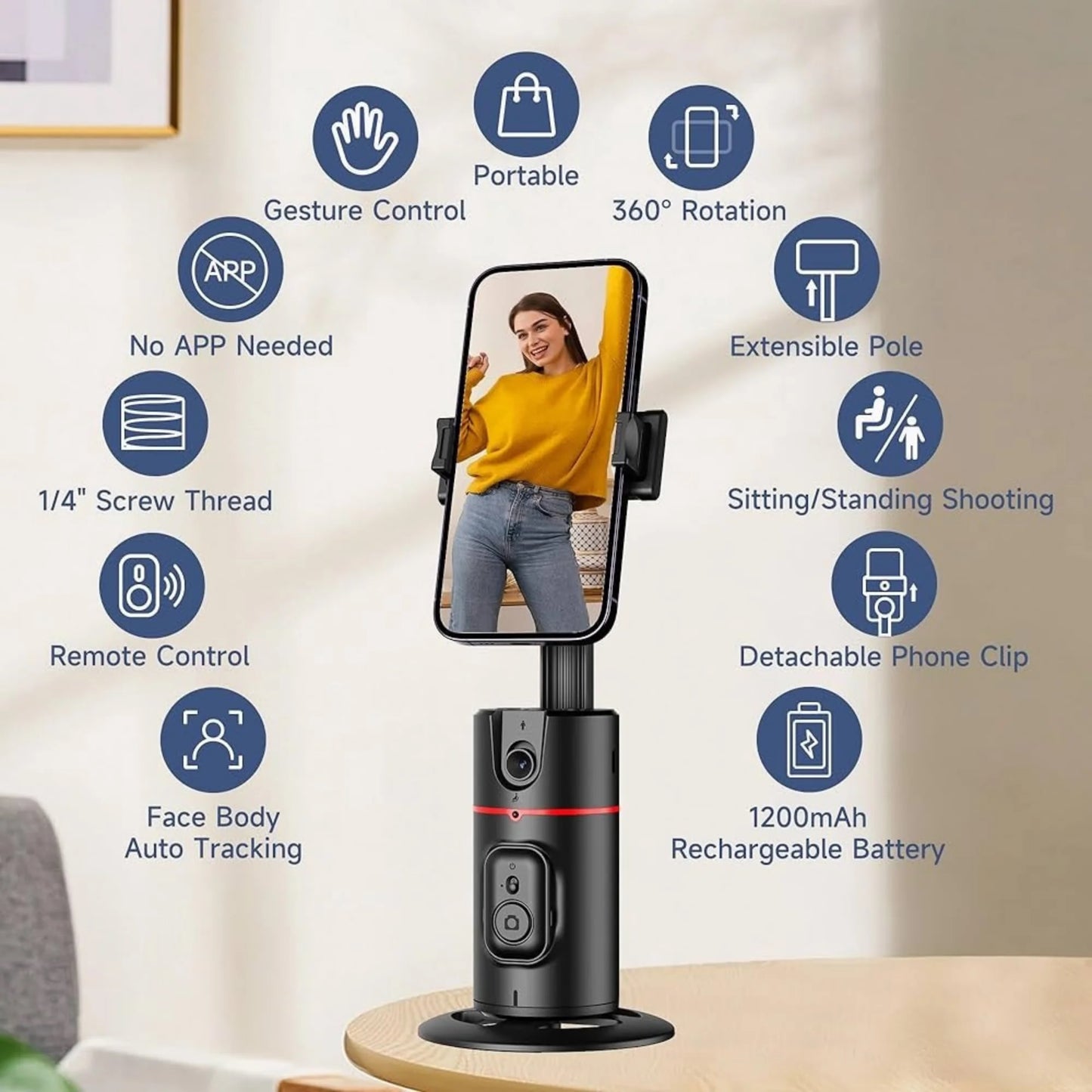 Auto Face Tracking Stand